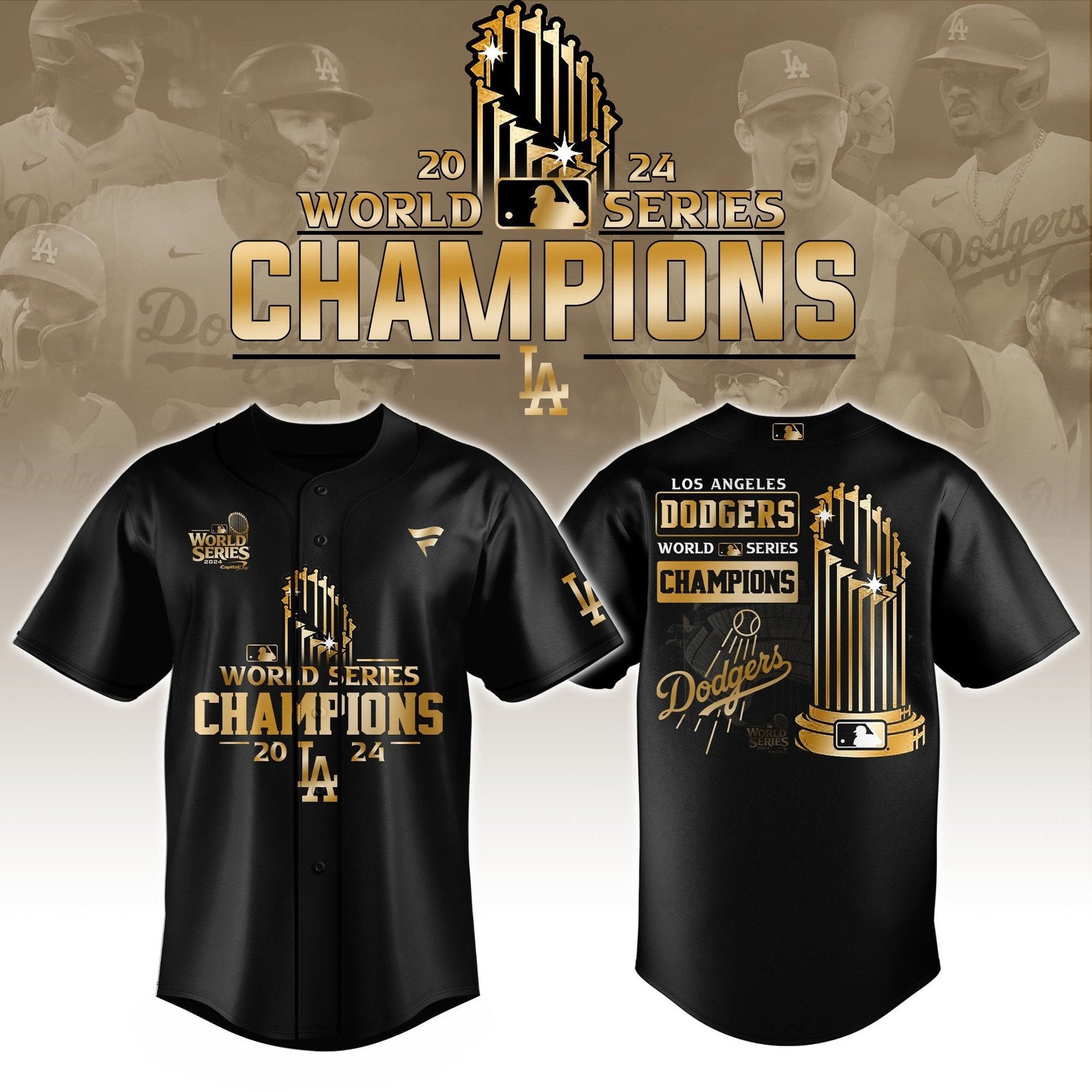 2026 Premium Los Angeles Jersey Shirt LA Dodgers World Series Champions Shirt Gifts For Son In Laws