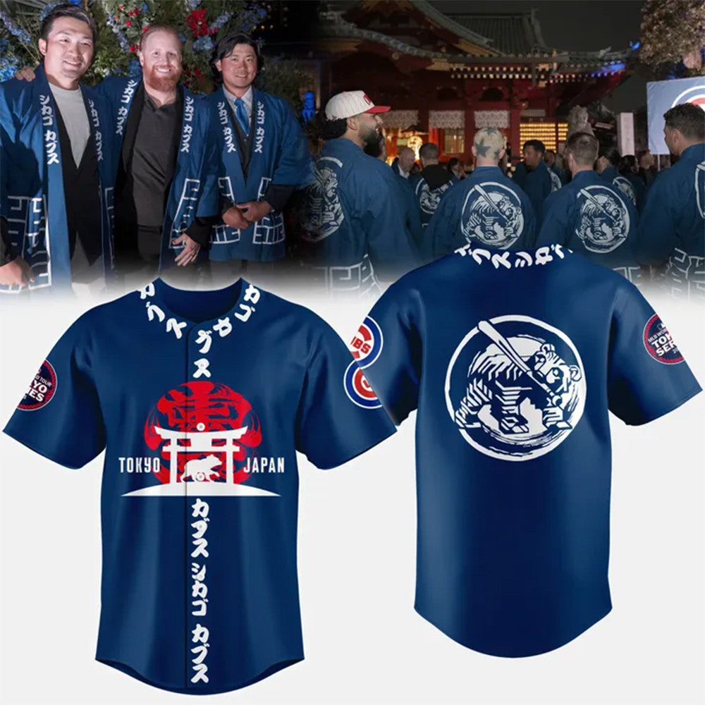 2026 Tokyo Series Chicago Cubs Jersey Best Gifts For Baseball Fans