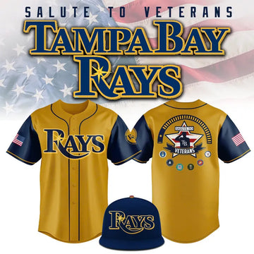 2026 TB Rays Salute to Service Jersey Baseball Lover Gift Ideas