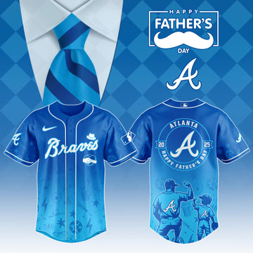 Atlanta Braves Special Father's Day Jersey Baseball Father's Day Gifts