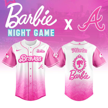 Atlanta Braves x Barbie Night Game Jersey 2026 Best Gifts For Baseball Lovers