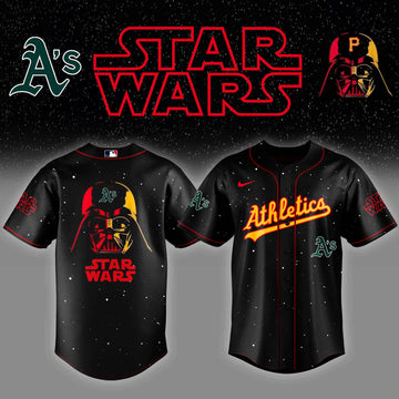 Athletics x Stars Wars Night Baseball Jersey Baseball Gifts