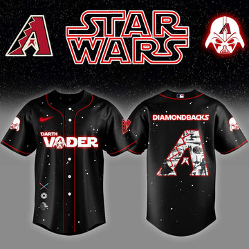 Arizona Diamondbacks x Star Wars Darth Vader Night Baseball Jersey Best Gifts For Hockey Fans