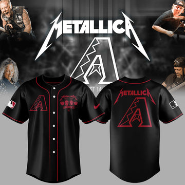 Arizona Diamondbacks Baseball Metallica Night Jersey Gifts For Baseball Players