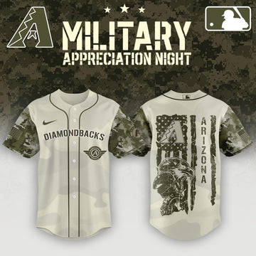 Arizona Diamondbacks x 2026 Armed Forces Day Night Jersey Best Gifts For Baseball Fans