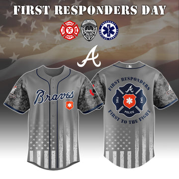 Atlanta Braves x First Responders Jersey 2026 Gift For Baseball Fans