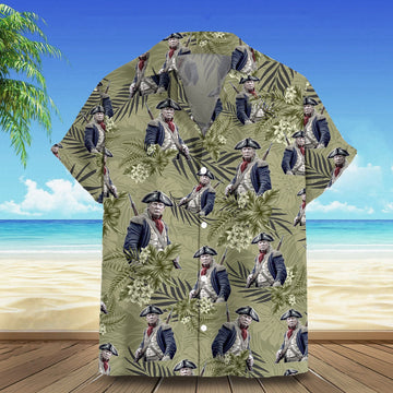 Pirate Trump 2024 Hawaiian Shirt Pro Trump Summer Button Up Shirts Mens Gifts For Dad