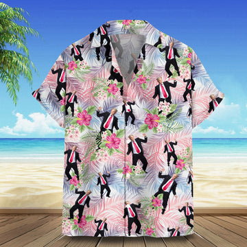 Trump Hawaiian Shirt Trump For President 2024 Aloha Shirts Mens Gifts For Summer