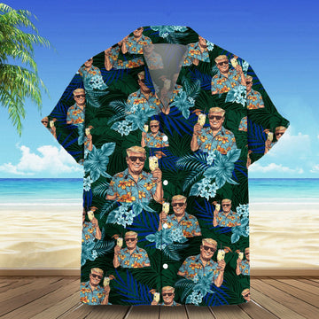 Trump 2024 Hawaiian Shirt MAGA Donald Trump Shirt Summer Gift For Republicans