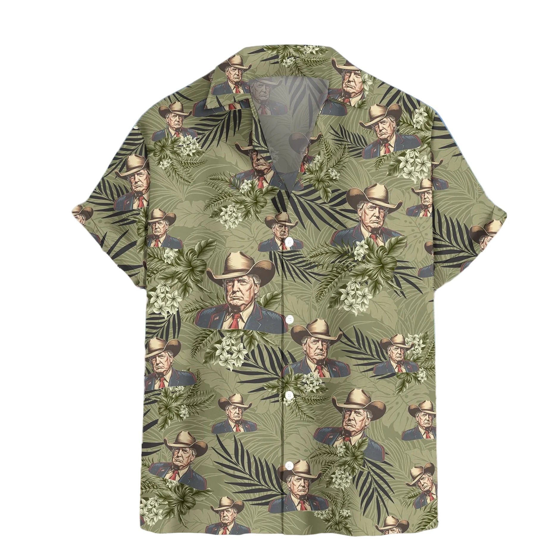 Trump 2024 Hawaiian Shirt Trump For President Mens Tropical Shirts Gifts For MAGA Supporters