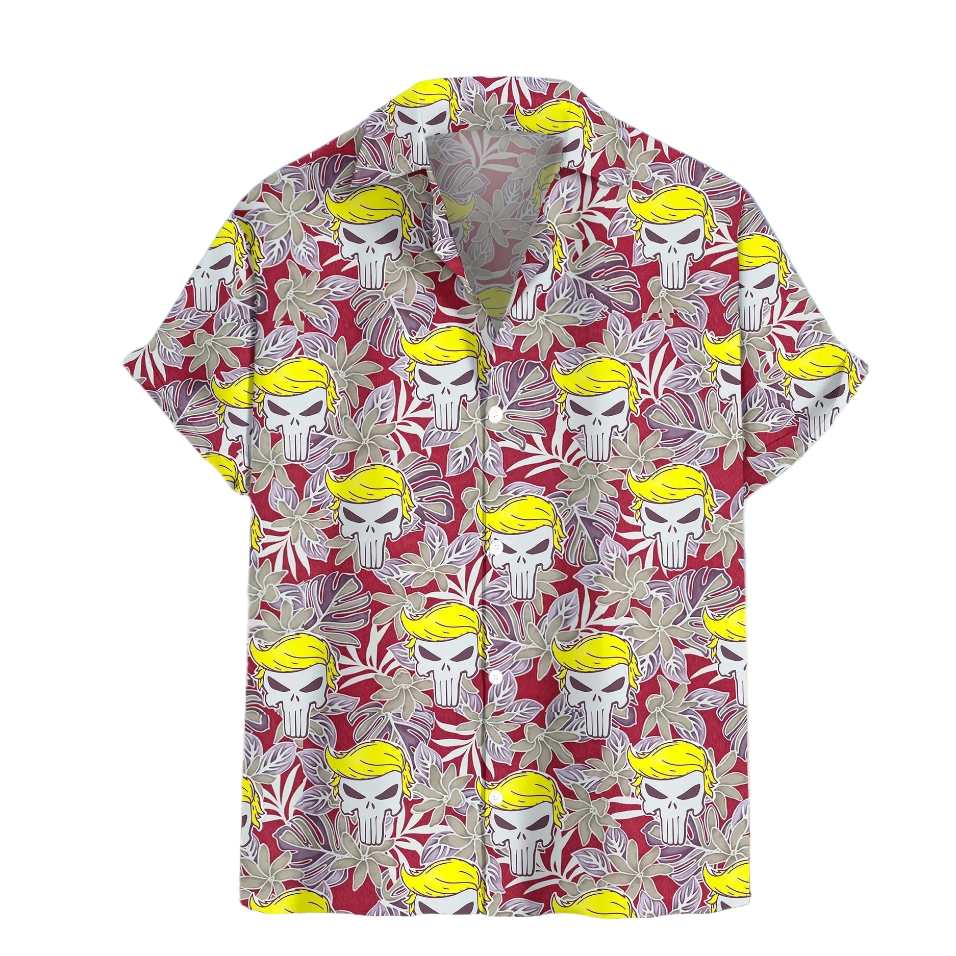 Trump 2024 Hawaiian Shirt Pro Trump Mens Tropical Shirt Gifts For MAGA Supporters