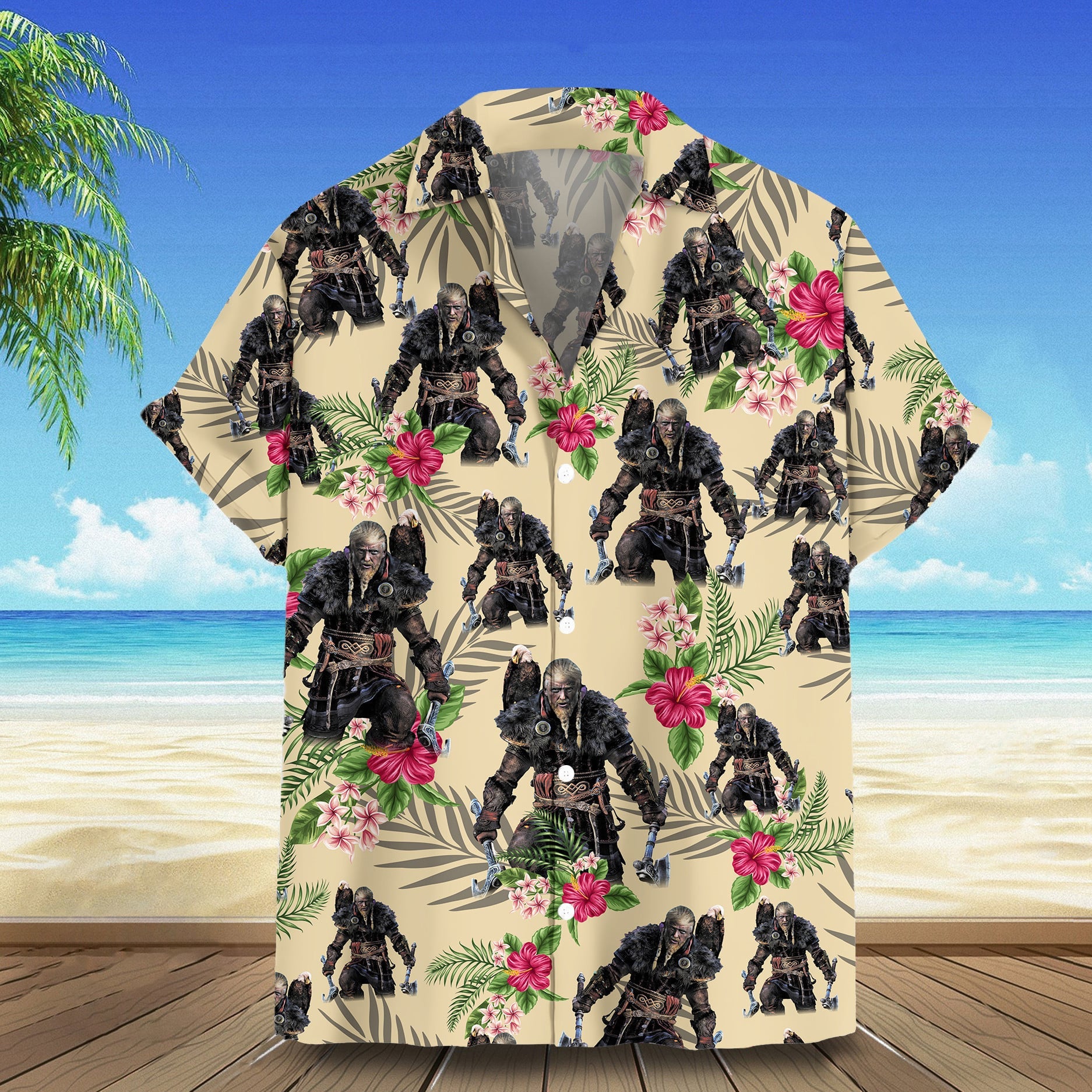 Trump For President Hawaiian Shirt MAGA 2024 Donald Trump Shirt Summer Gift For Him