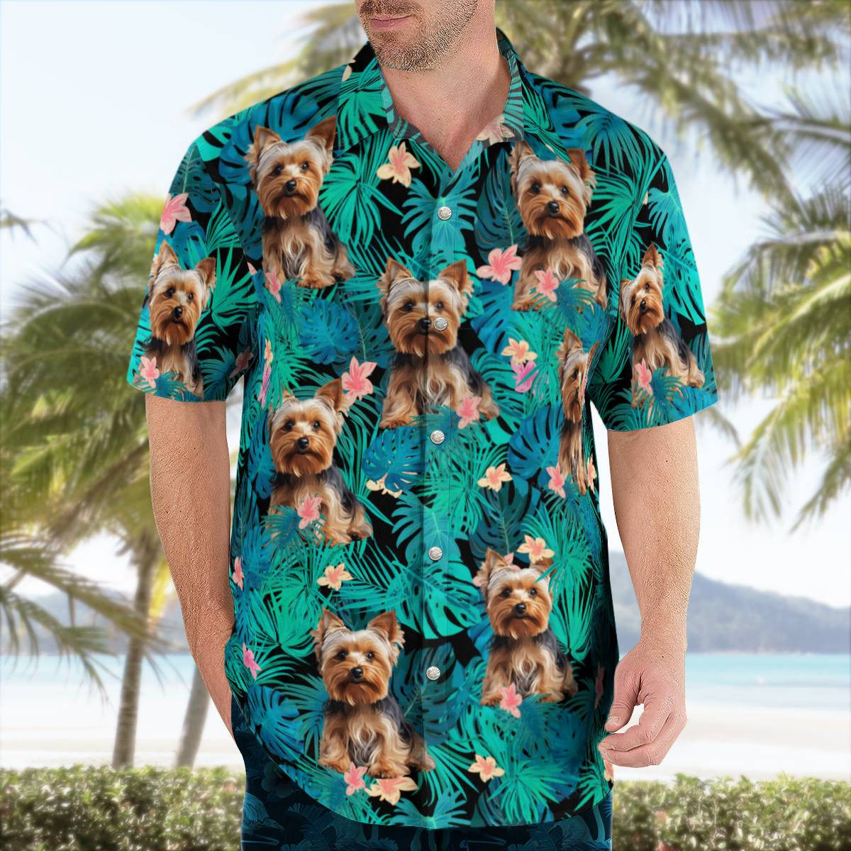 Yorkshire Terriers Hawaiian Shirt Unisex Streetwear Best Gifts For Men Women