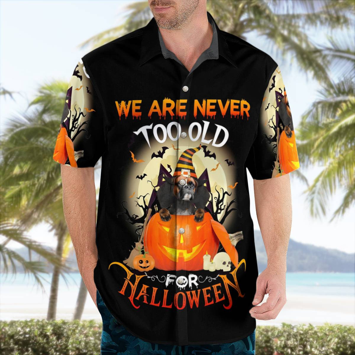 Boxer Halloween Hawaiian Shirt Best Valentine Day Gifts Ideas For Him Her