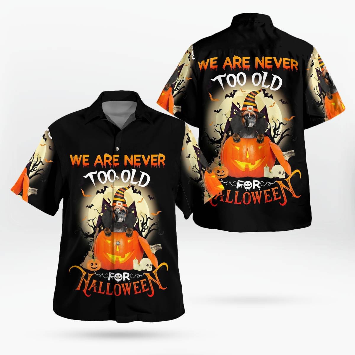 Boxer Halloween Hawaiian Shirt Best Valentine Day Gifts Ideas For Him Her