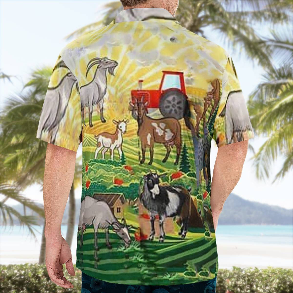 Goat Hawaiian Shirt Unisex Streetwear Unique Gifts For Boyfriend Girlfriend