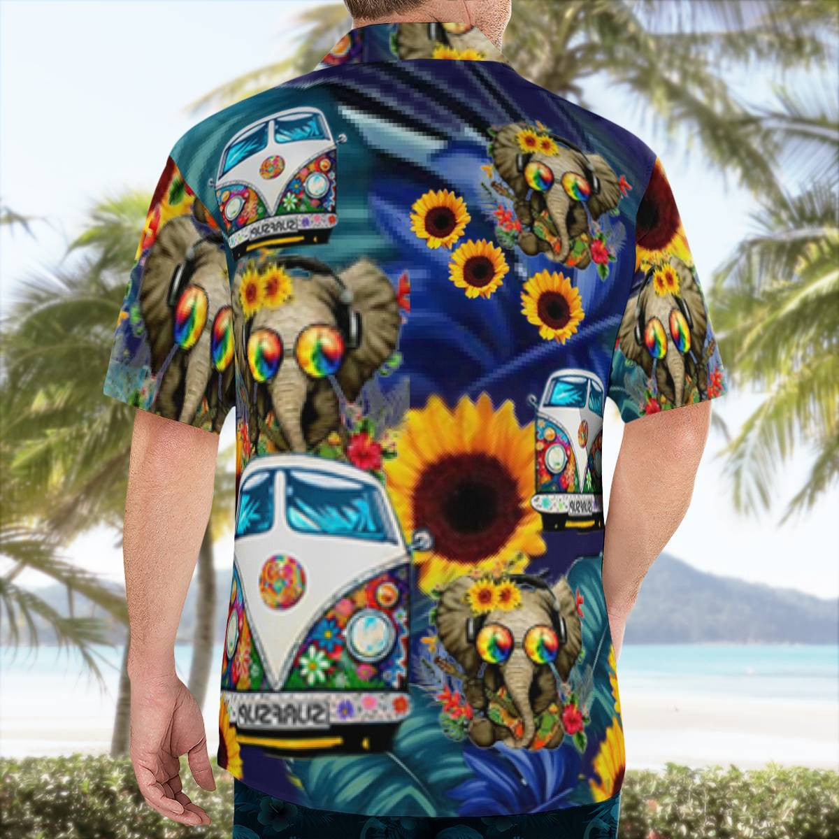 Elephant Hawaiian Shirt Unisex Streetwear Unique Birthday Gifts For Dad