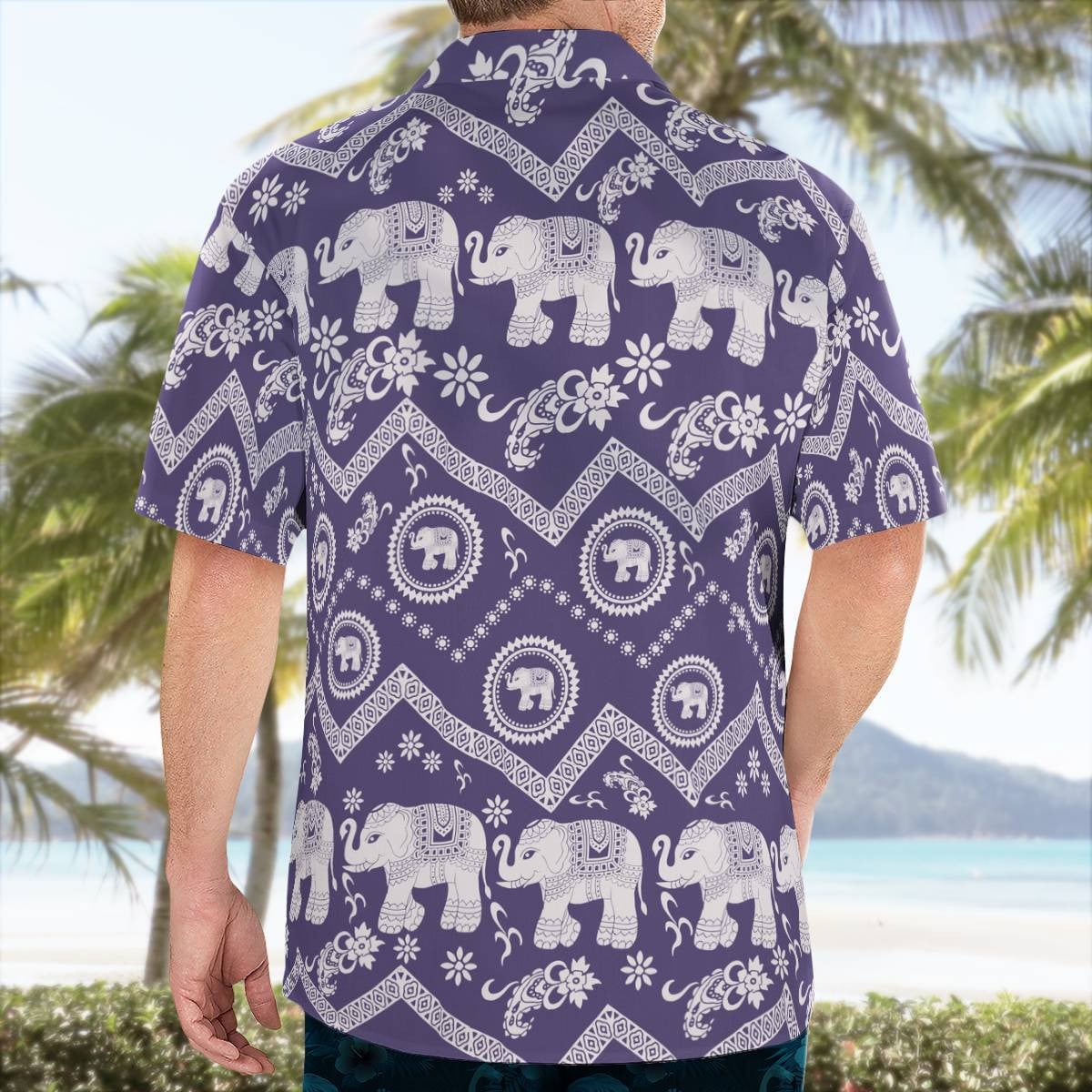 Elephant Hawaiian Shirt Unisex Streetwear Unique Birthday Gifts For Men Women