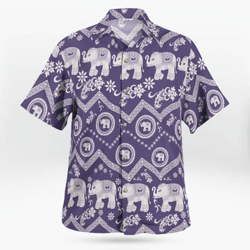 Elephant Hawaiian Shirt Unisex Streetwear Unique Birthday Gifts For Men Women