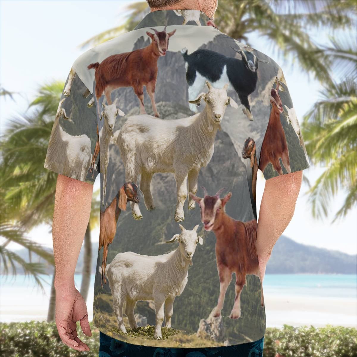 Goat Hawaiian Shirt Unisex Streetwear Unique Gifts For Boyfriend