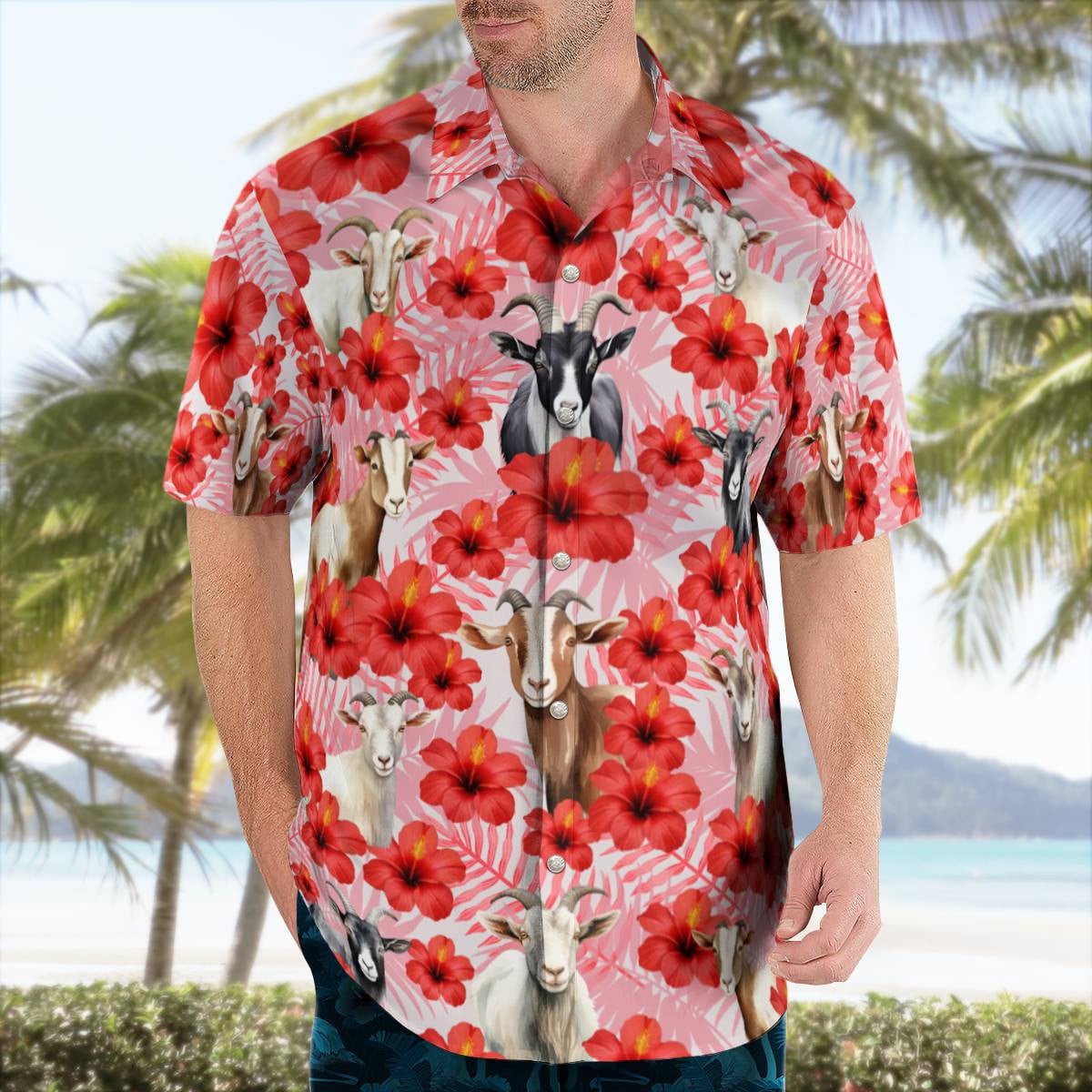 Goat Hawaiian Shirt Unique Birthday Gifts Ideas For Men Women
