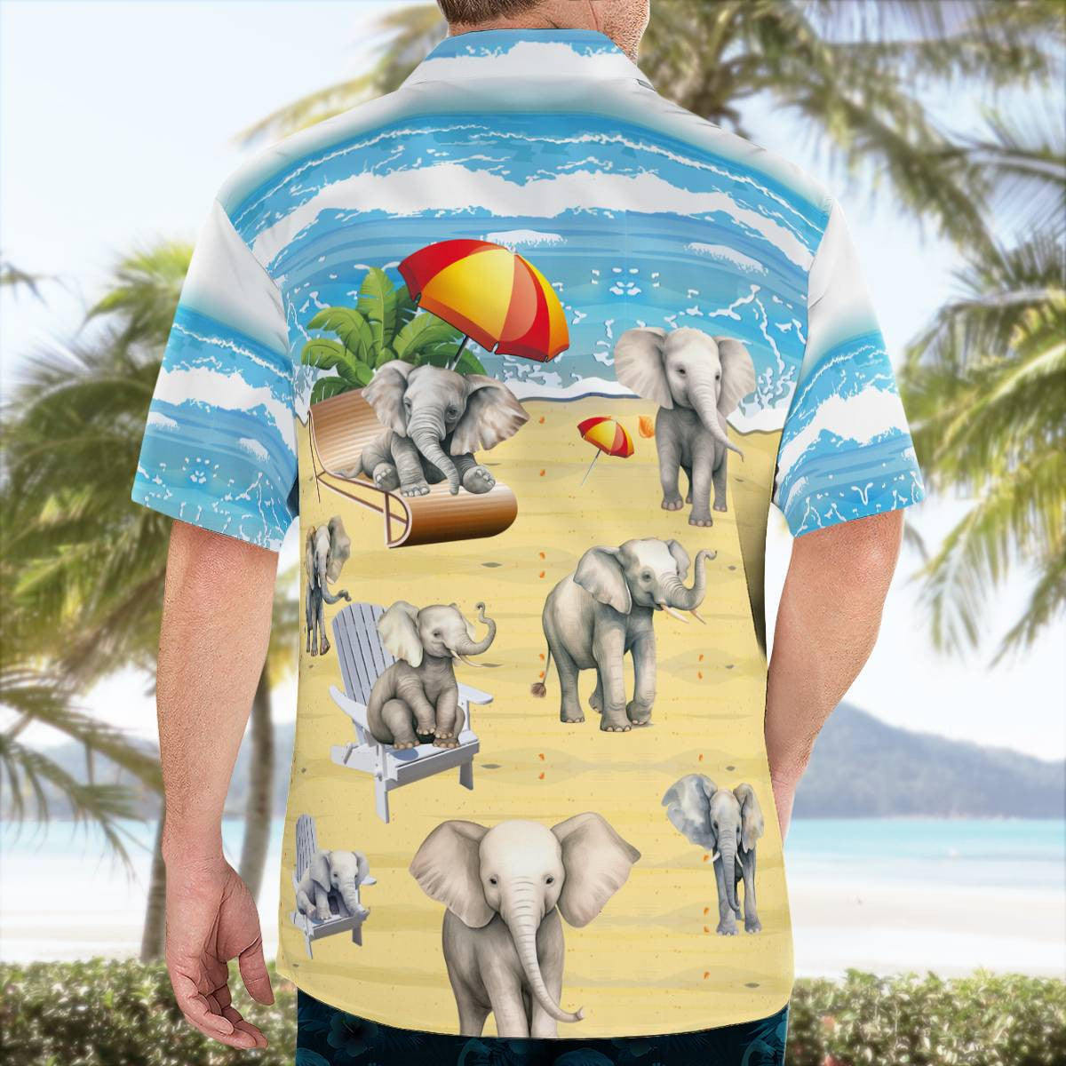 Elephant Hawaiian Shirt Unisex Streetwear Best Gifts For Men