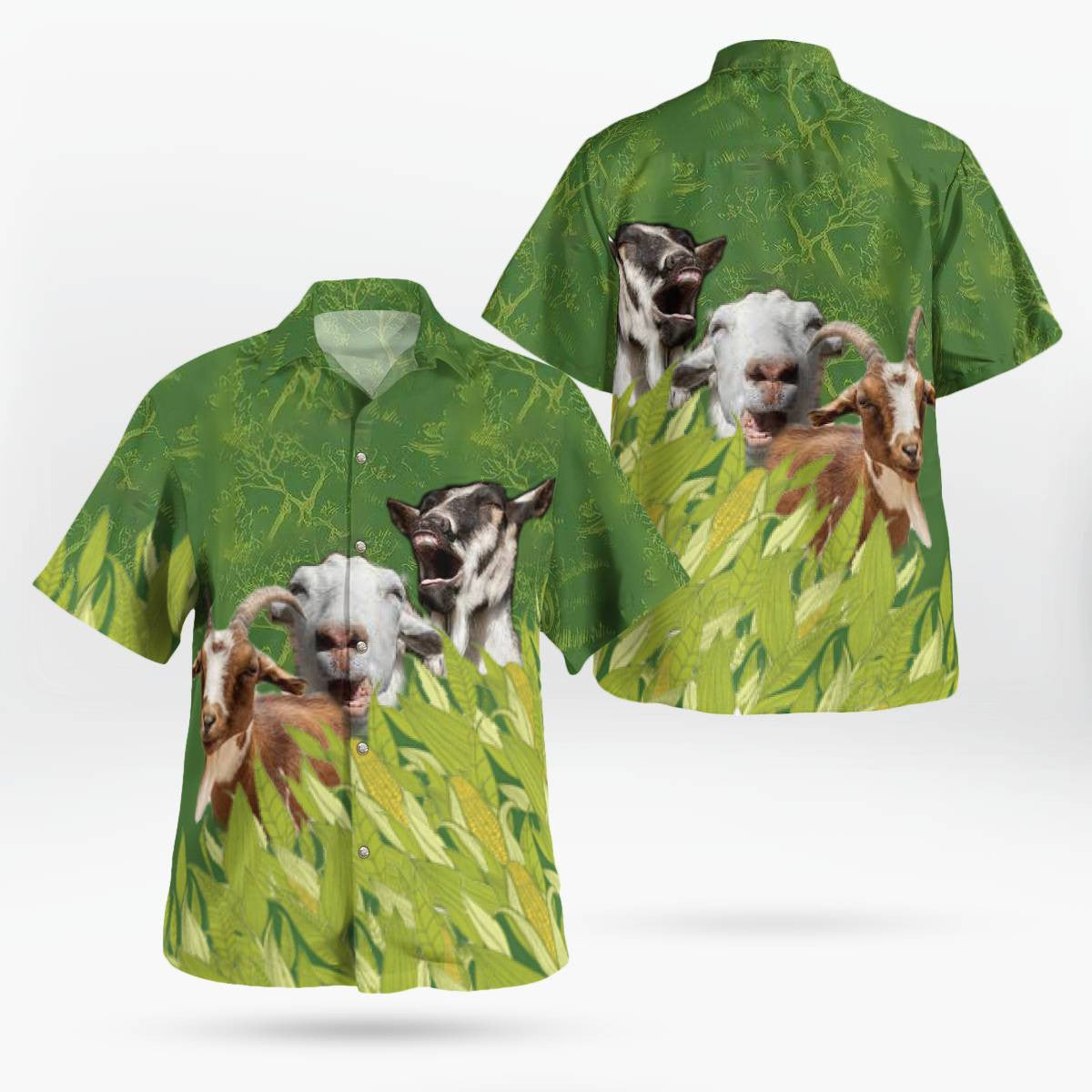 Goat Hawaiian Shirt Unisex Streetwear Unique Gifts For Husband