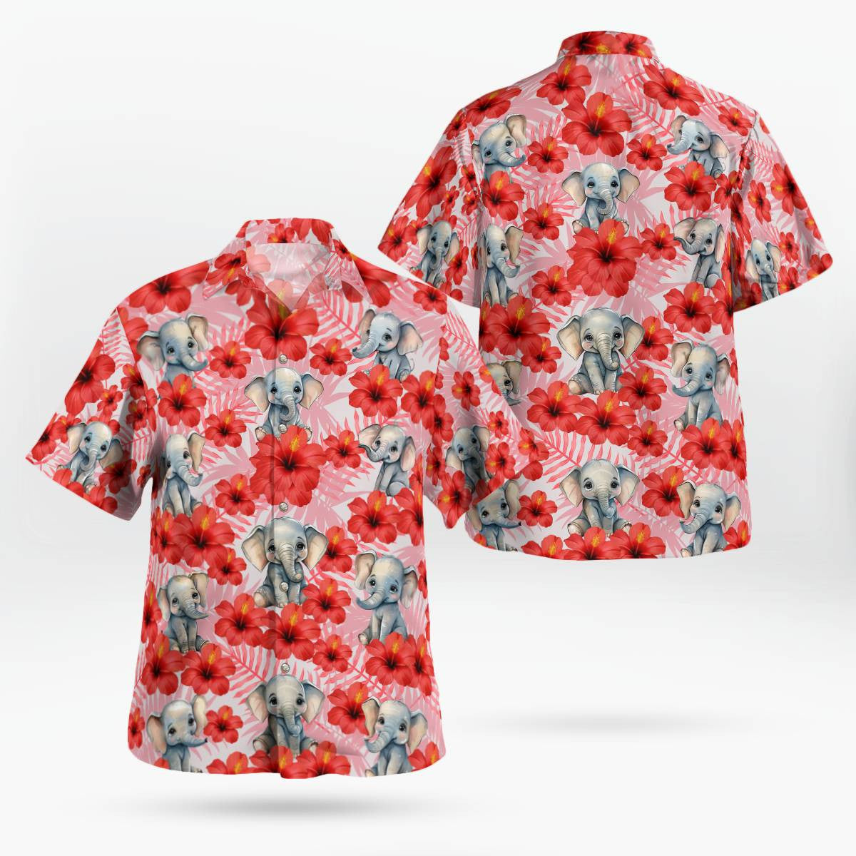 Elephant Hawaiian Shirt Unique Valentine Gifts Ideas For Men Women