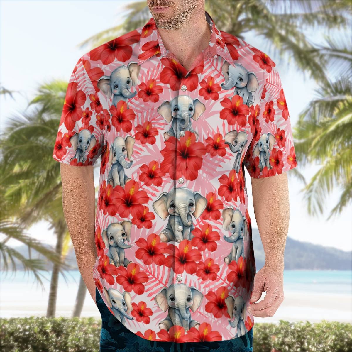 Elephant Hawaiian Shirt Unique Valentine Gifts Ideas For Men Women