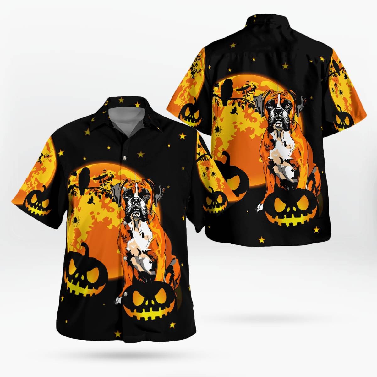 Boxer Halloween Hawaiian Shirt Unique Gifts Ideas For Men Women