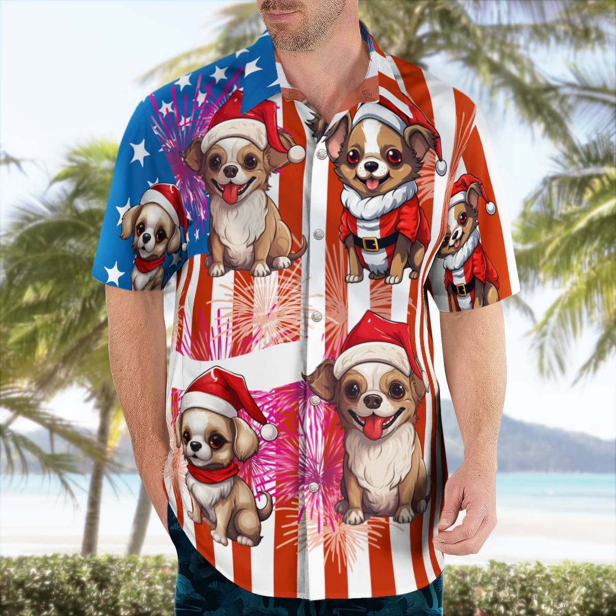 Chihuahua Hawaiian Shirt Unisex Streetwear Unique Gifts For Dog Owners