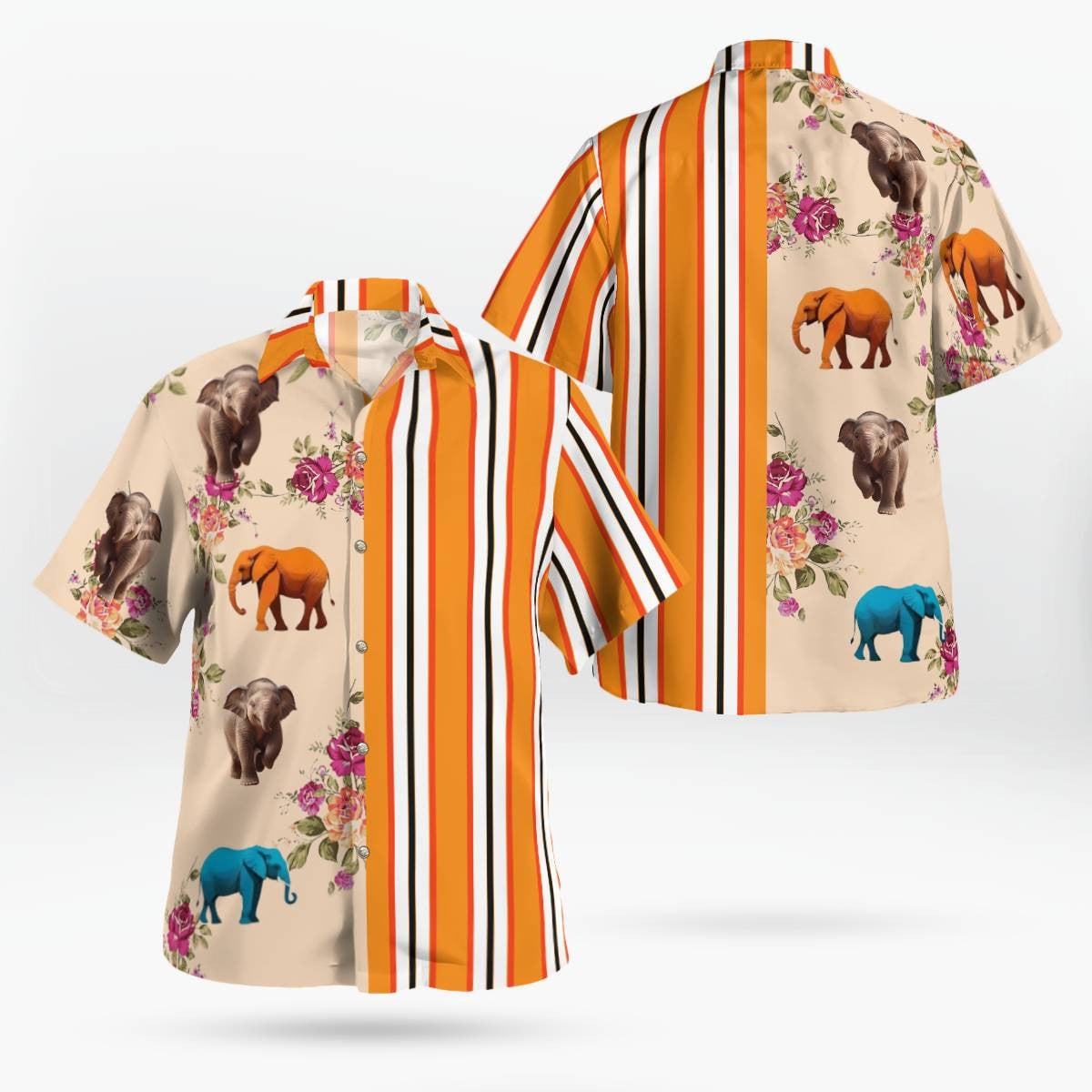 Elephant Hawaiian Shirt Best Valentine Day Gifts Ideas For Elephant Lovers