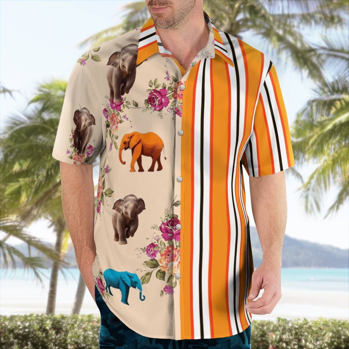 Elephant Hawaiian Shirt Best Valentine Day Gifts Ideas For Elephant Lovers