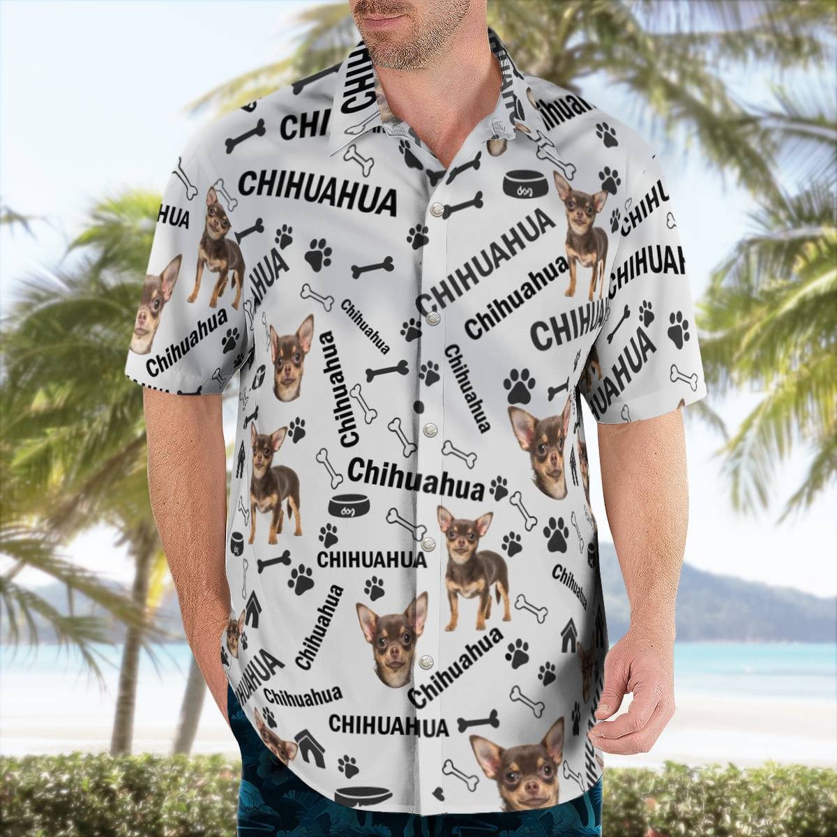 Chihuahua Hawaiian Shirt Unisex Streetwear Birthday Gifts For Chihuahua Lovers