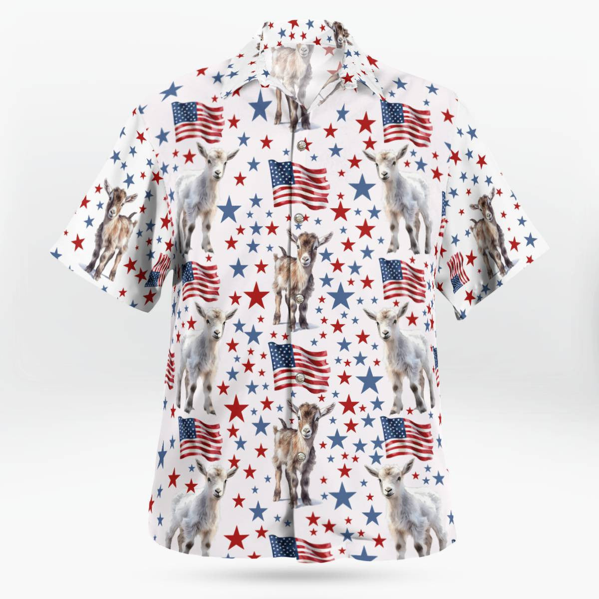 Goat Hawaiian Shirt Unisex Streetwear Unique Gifts For Him