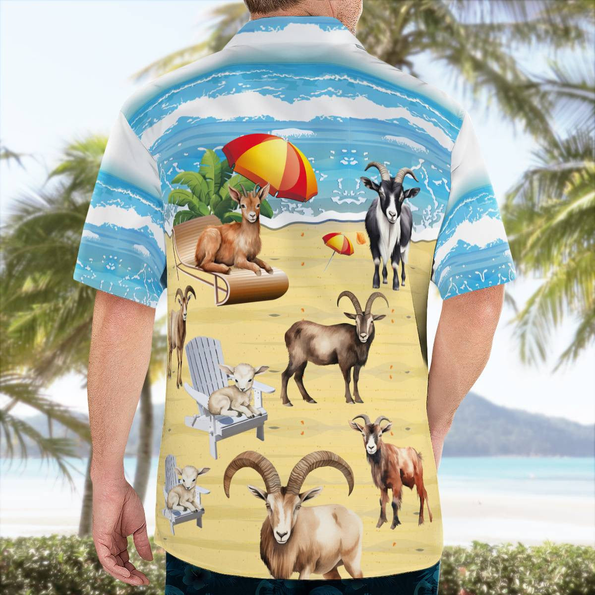 Goat Hawaiian Shirt Unisex Streetwear Best Gifts For Men Women