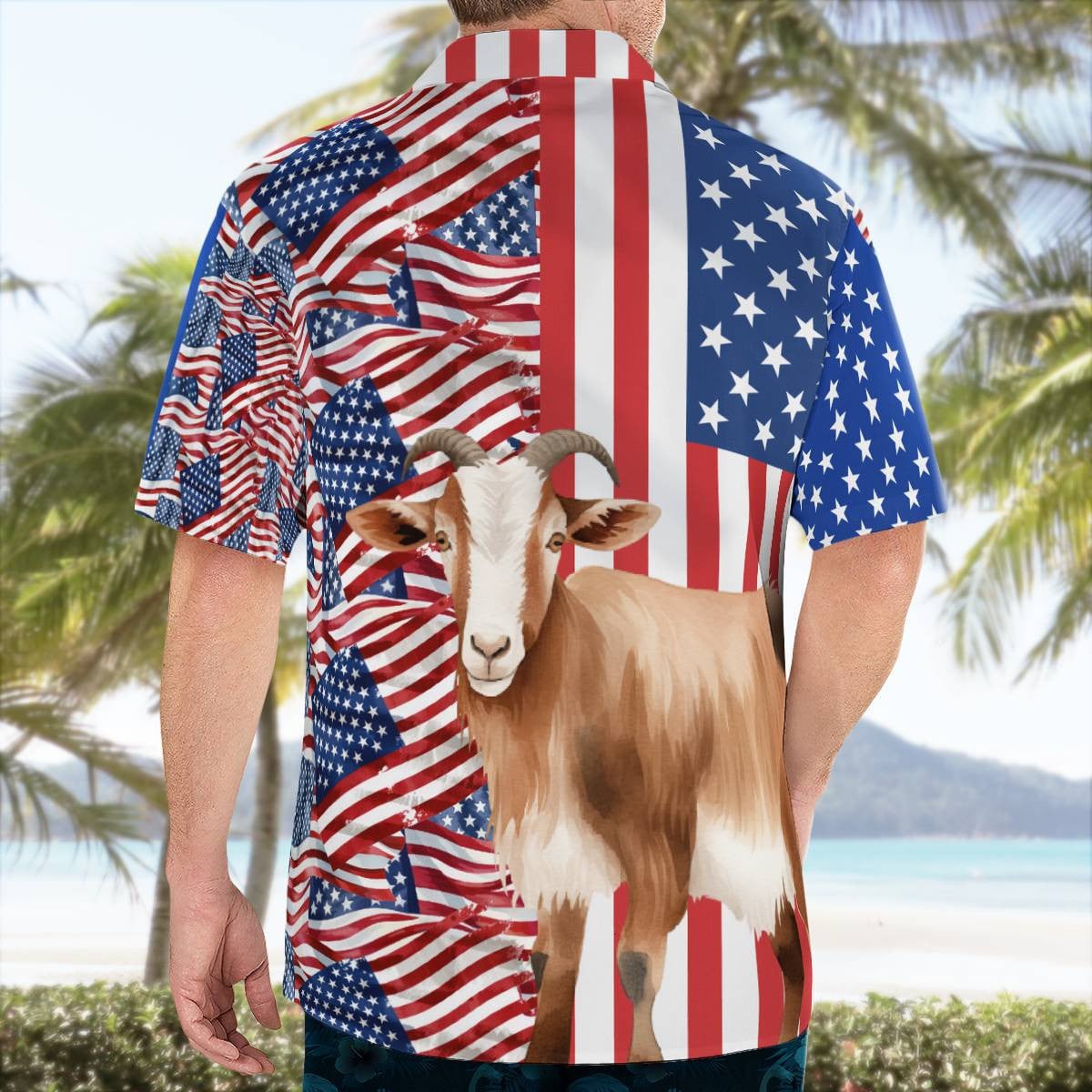 Goat Hawaiian Shirt Unisex Streetwear Cool Gifts For Goat Lovers
