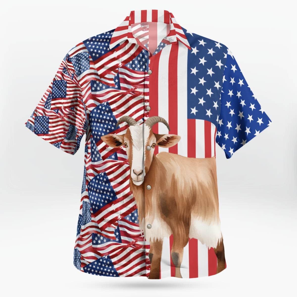Goat Hawaiian Shirt Unisex Streetwear Cool Gifts For Goat Lovers