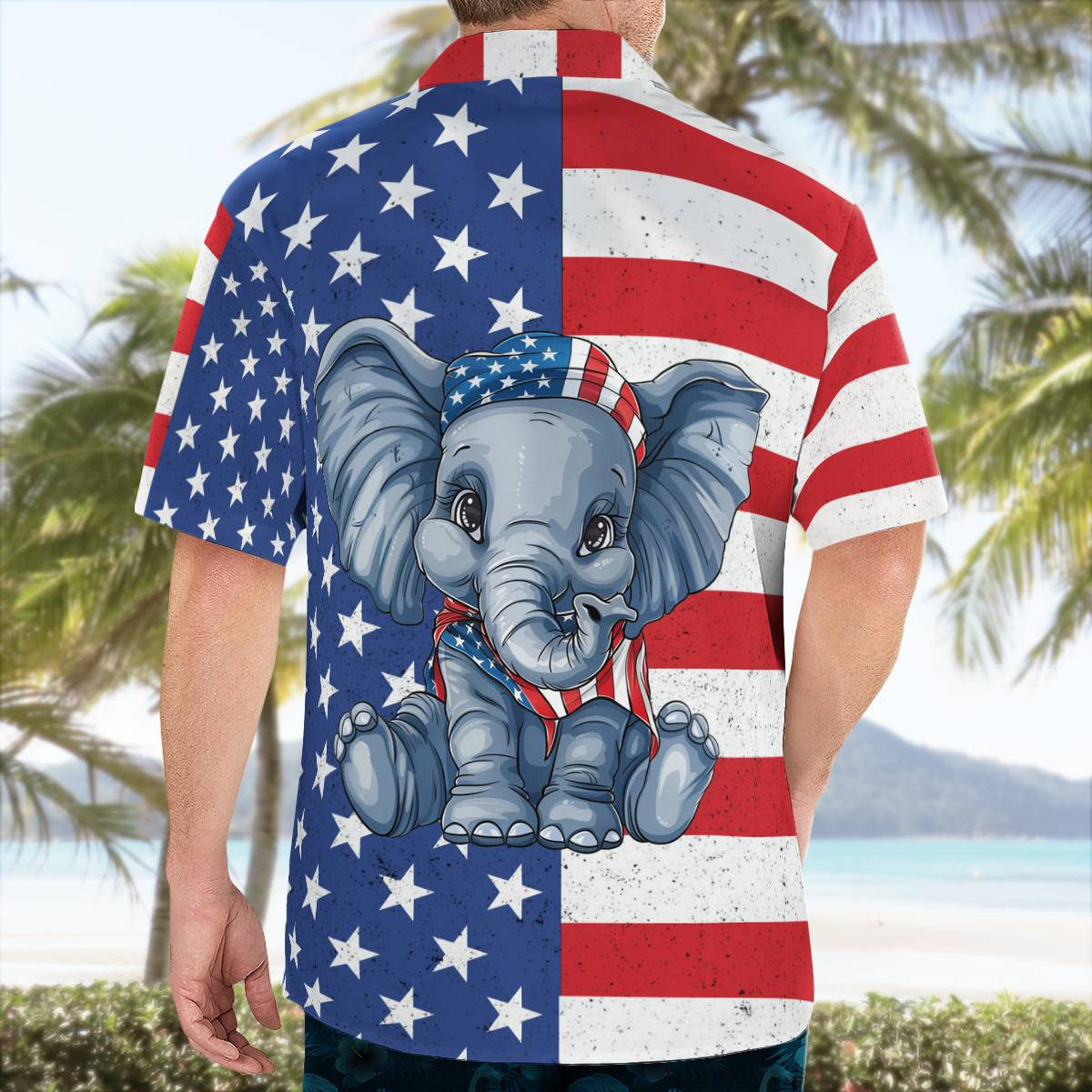 Elephant Hawaiian Shirt Unisex Streetwear Unique Gifts For Him