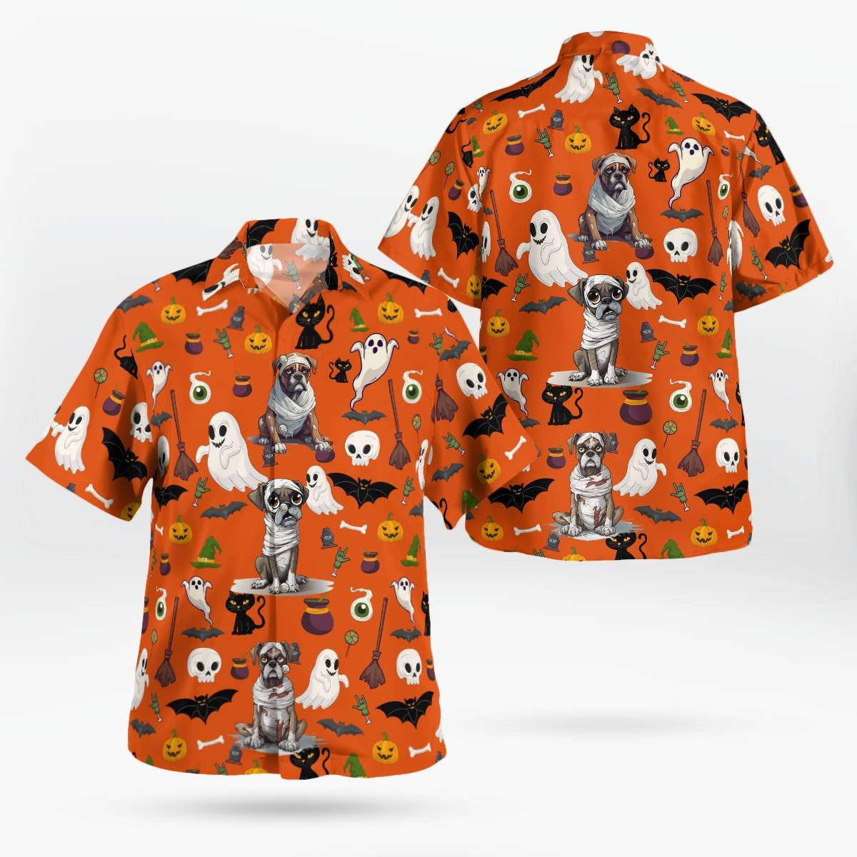 Premium Boxer Halloween Hawaiian Shirt Unique Birthday Gifts Ideas For Men Women