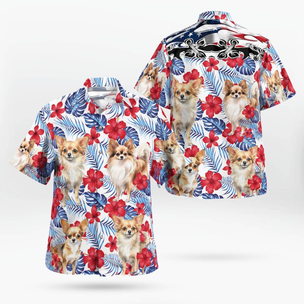 Chihuahua Hawaiian Shirt Unisex Streetwear Unique Gifts For Dog Lovers