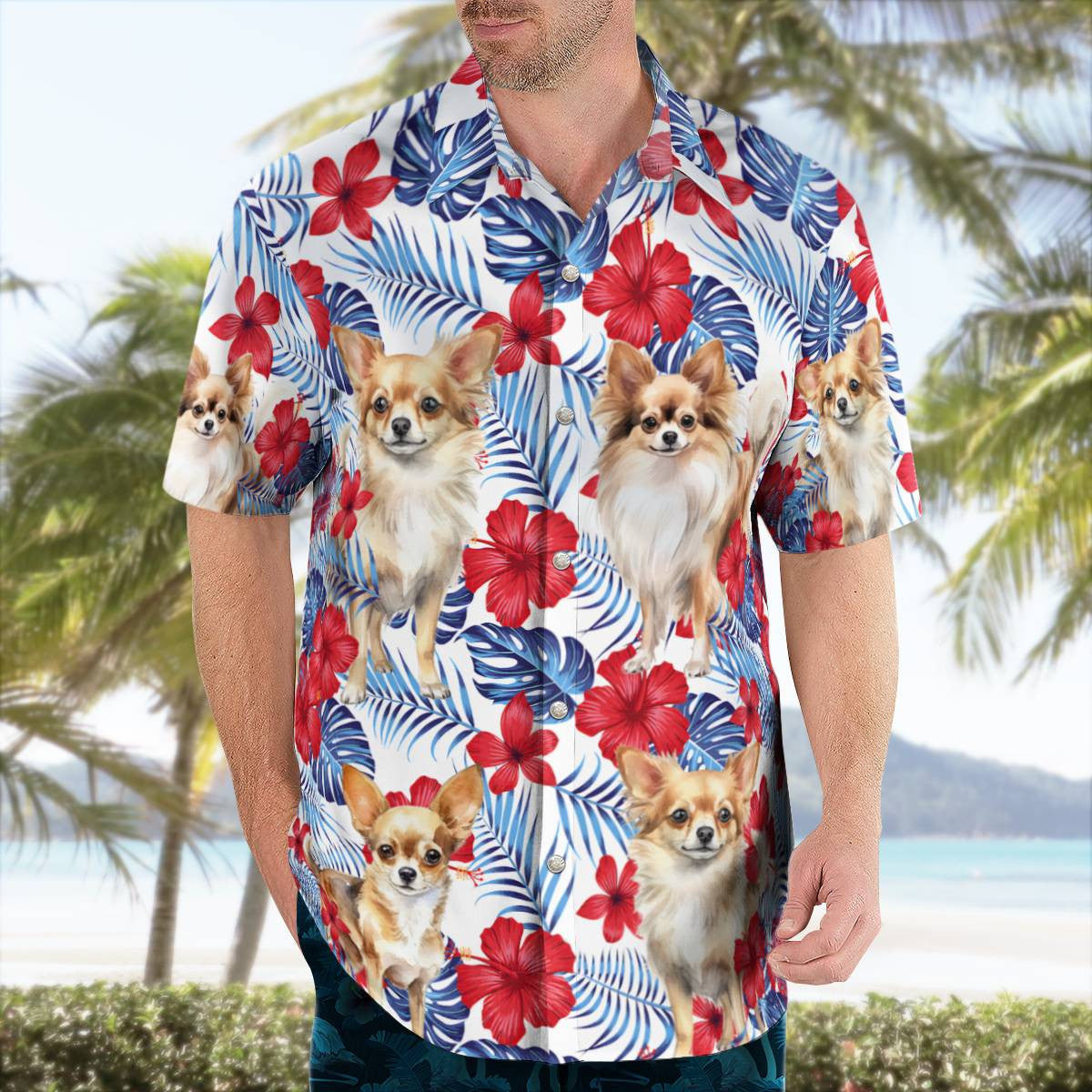 Chihuahua Hawaiian Shirt Unisex Streetwear Unique Gifts For Dog Lovers
