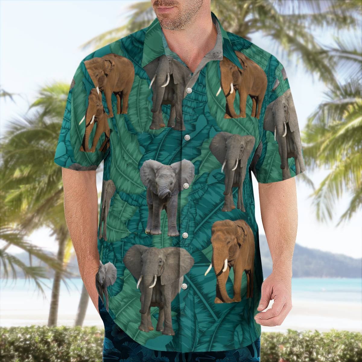 Elephant Hawaiian Shirt Unique Birthday Gifts Ideas For Men