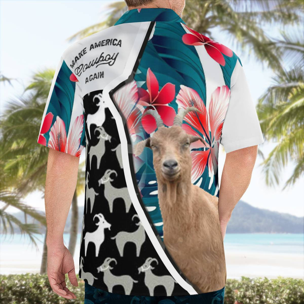 Goat Hawaiian Shirt Unisex Streetwear Unique Gifts For Coworkers