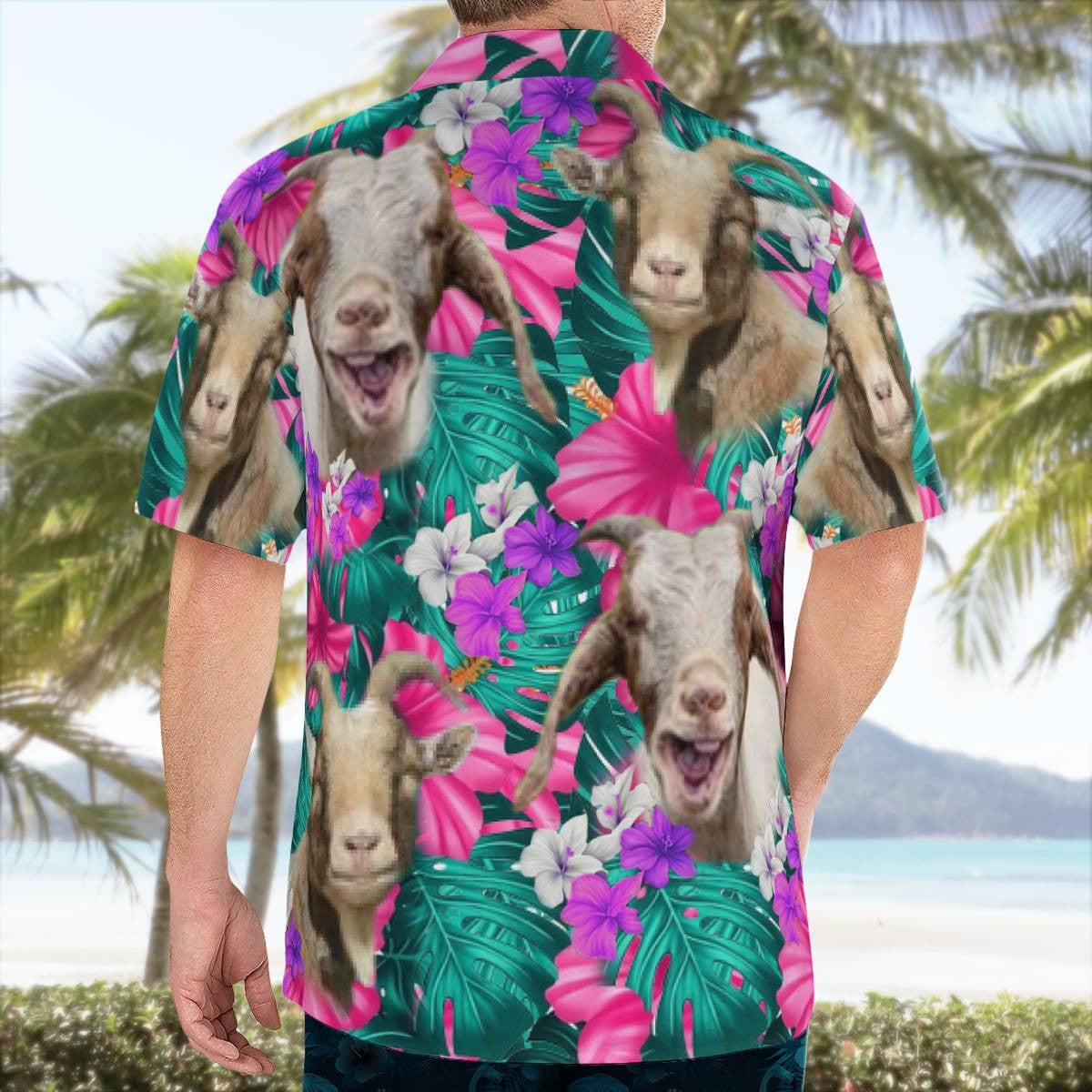 Goat Hawaiian Shirt Unisex Streetwear Unique Gifts For Dad