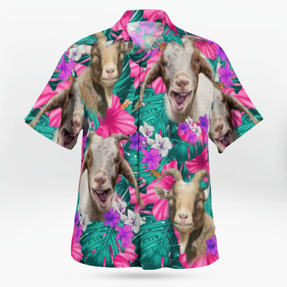 Goat Hawaiian Shirt Unisex Streetwear Unique Gifts For Dad