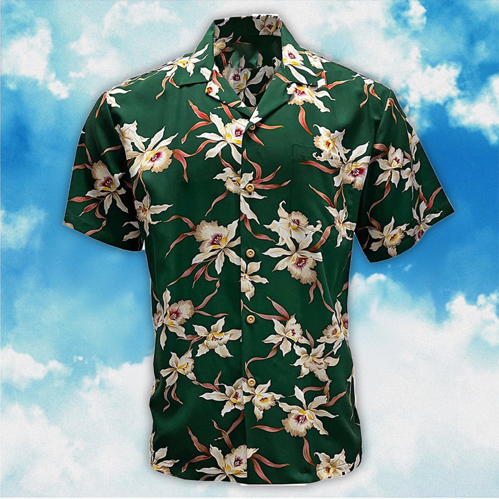 Magnum Pi Hawaiian Shirt Mens Summer Button Up Shirts Beach Shirt Gifts For Men