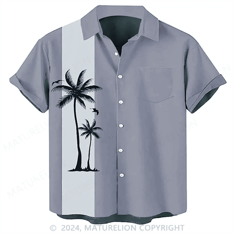 Button Down Holiday Beach Hawaiian Shirt Humorous T-Shirt for Men – Funny Quotes Shirt