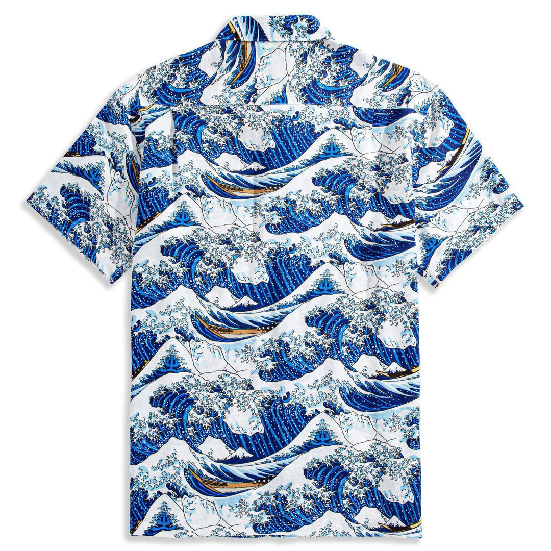 Great Wave off Kanagawa Hawaiian Shirt Funny Quote Shirt – Humorous T-Shirt for Men