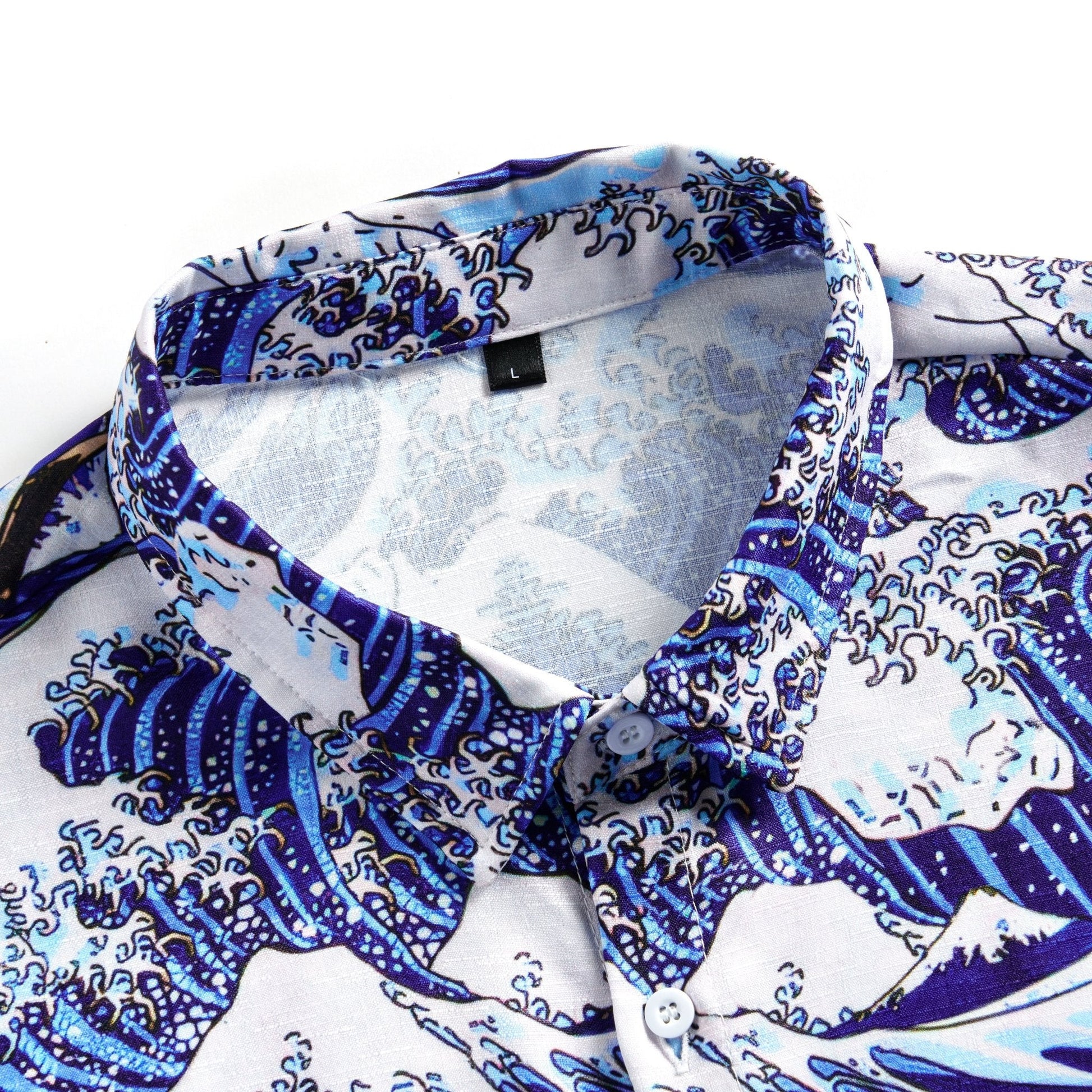 Great Wave off Kanagawa Hawaiian Shirt Funny Quote Shirt – Humorous T-Shirt for Men